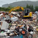 災害ゴミ、処理に苦戦　熊本県芦北町