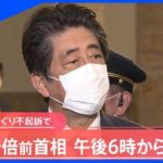 【速報】安倍前首相が午後６時から記者会見 桜を見る会をめぐる問題を説明へ