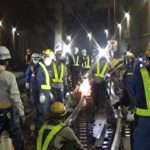 地下鉄のレール交換作業を報道公開　東京メトロ