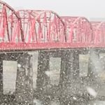 四万十市で初雪　高知県内は今季一番の寒さ