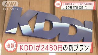 KDDIが20GBで2480円格安プラン発表　大手では最安値(2021年1月12日)