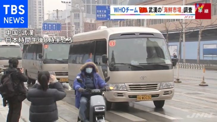 ＷＨＯ国際調査チーム  武漢の「海鮮市場」を調査【Nスタ】