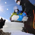 大寒　神戸・六甲山で２年ぶりの天然氷