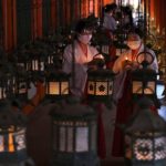 【4K】春日大社の節分万燈籠点灯　コロナ対策で非公開に