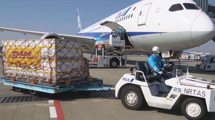 ワクチン第2便、成田に到着 最大約45万回分