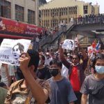 ミャンマーで大規模デモ　スーチー氏らの解放訴え