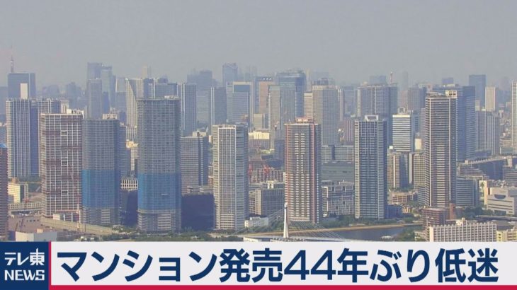 マンション発売戸数　44年ぶり低水準（2021年2月24日）