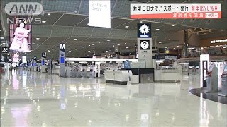 パスポート発行数も・・・コロナの影響で前年比7割減(2021年2月19日)