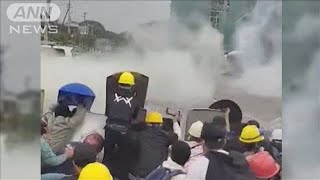 ミャンマーでデモ参加者3人死亡　当局の弾圧強まる(2021年3月9日)