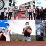 伊藤忠が新入社員にサプライズ　桜300本、海外中継も