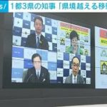 3県の「まん延防止」適用受け　1都3県テレビ会議(2021年4月17日)