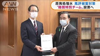 原発処理水　風評被害対策で賠償特別チーム設置へ(2021年4月16日)