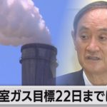 温室効果ガス22日までに明示（2021年4月17日）