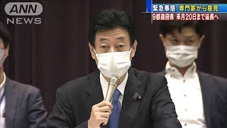 来月20日まで“宣言”延長へ　専門家から意見聴取(2021年5月28日)