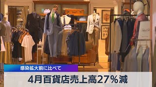 ４月百貨店売上高27％減 感染拡大前に比べて（2021年5月24日）