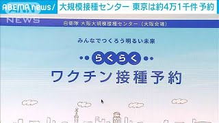 大規模接種センター　東京は約4万1千件の予約(2021年5月17日)
