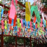 約３千個の風鈴 寺に響く音色と言葉