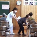日本海の島・飛島でワクチンの集団接種