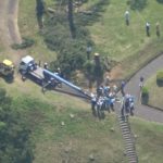 高圧線接触、2人死亡 横浜のゴルフ場