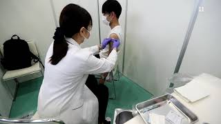 近鉄、従業員1万7千人職場接種へリハーサル