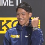 山県「納得いくレースを」 五輪での自己ベストに意欲