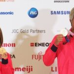 【ノーカット】サーフィンで銀メダリスト・五十嵐カノア選手と銅メダリスト・都筑有夢路選手の一夜明け会見（代表撮影）