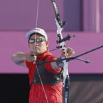 古川が銅メダル獲得 アーチェリー男子個人