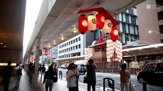 祇園祭、2年ぶり宵々々山　山鉾並び、おはやし響く