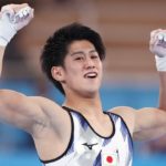 【五輪連続写真】体操男子個人総合決勝　橋本大輝が金メダル