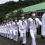 海上自衛隊舞鶴教育隊で修業式