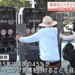 公園にAI？ハイテクジムが無料で　中国・上海(2021年8月31日)