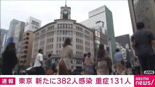 東京のコロナ新規感染382人　34日連続で前週比減(2021年9月25日)