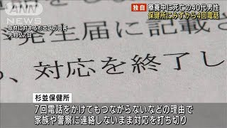 【独自】保健所に自ら4回電話・・・療養中死亡の男性(2021年9月22日)