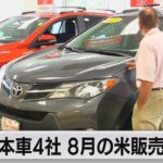 自動車大手４社 アメリカでの新車販売7.9%減 半導体不足で停滞（2021年9月2日）