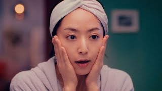 井上真央、部屋着姿でスキンケア ＣＭソングで歌声も♪（CM ラブレダブル ／井上真央）