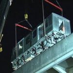 日暮里・舎人ライナー　脱輪車両の撤去完了(2021年10月9日)