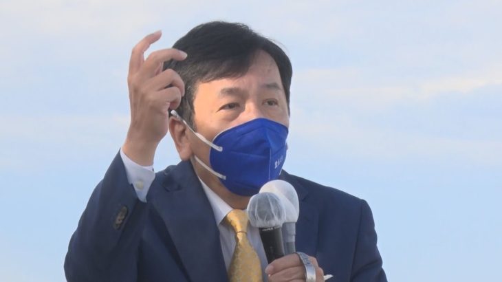 立民・枝野代表が第一声 衆院選公示、31日投開票