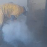 山形県遊佐町の旧庁舎で建物を壊しての救助訓練