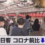 ９月の訪日外国人客 コロナ前比↓99.2％（2021年10月20日）