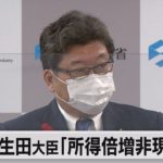萩生田大臣「所得倍増非現実的」（2021年10月5日）