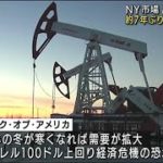 経済回復途上に原油高騰　NY市場で7年ぶり80ドル台(2021年10月9日)