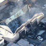 兵庫県姫路市の自動車修理工場で火災