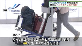 ナミビアから入国の男児が陽性　オミクロン株か分析(2021年12月4日)