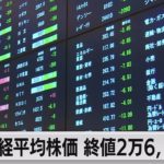 日経平均841円安（2022年1月27日）