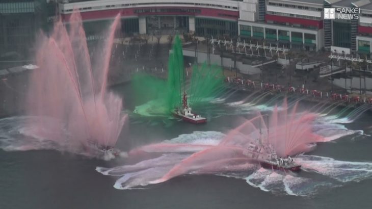 2年ぶりに大阪市消防出初め式