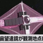 ジェームズ・ウェッブ宇宙望遠鏡　観測地点に到達（2022年1月25日）