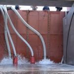 防潮堤のフラップゲート、見学会開催　気仙沼