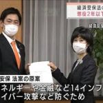 経済安保法の原案判明　懲役2年以下の罰則も(2022年2月6日)