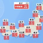 【2月4日 夕方 気象情報】明日の天気