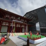 第一次大極殿院南門復元　奈良・平城宮跡歴史公園